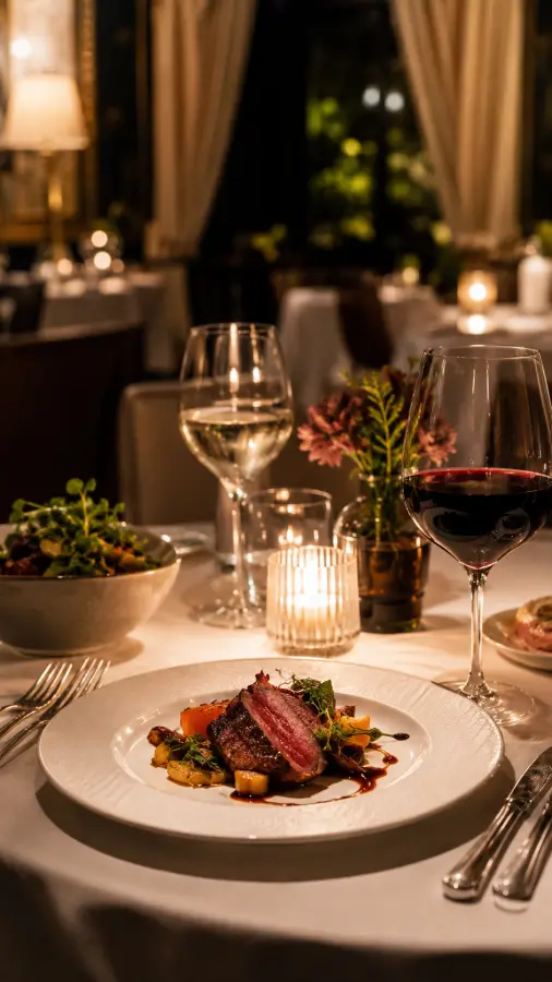“Fine dining, finer moments.” 4K wallpaper for desktop and mobile - Pixbee