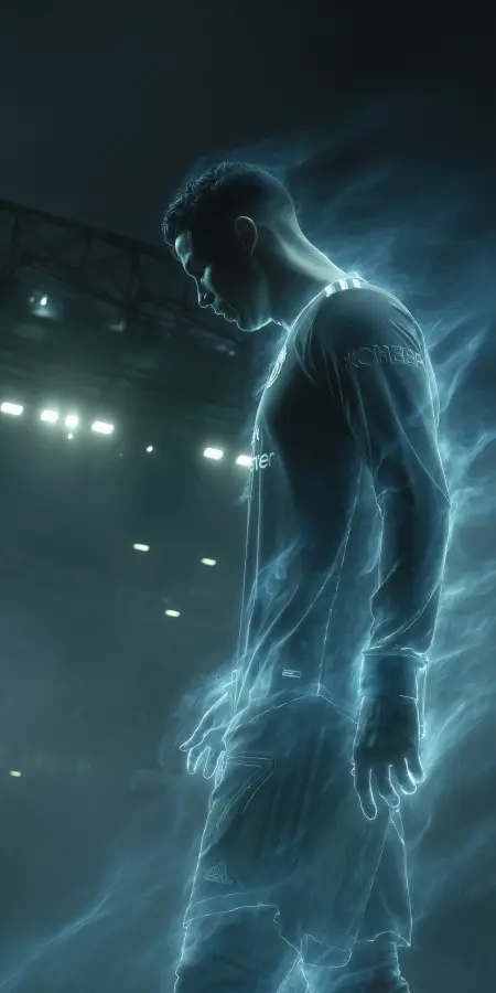 Frozen Aura Football King - Ronaldo 4K wallpaper for desktop and mobile - Pixbee