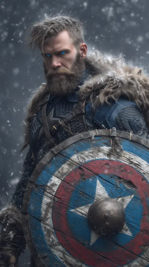 Frozen Shield Warrior Rises - Captain America - Marvel 4K wallpaper for desktop and mobile - Pixbee
