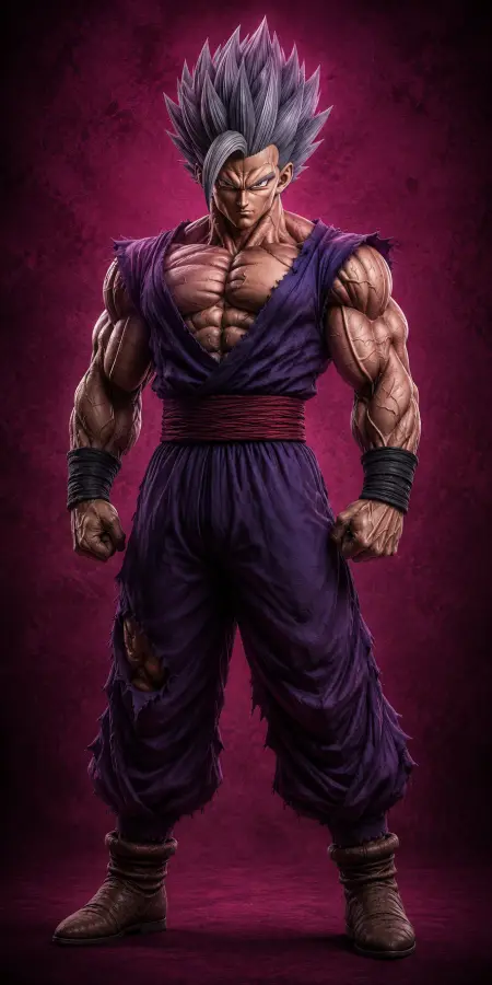 Full Body Gohan Beast Crimson Backdrop 4K wallpaper for desktop and mobile - Pixbee