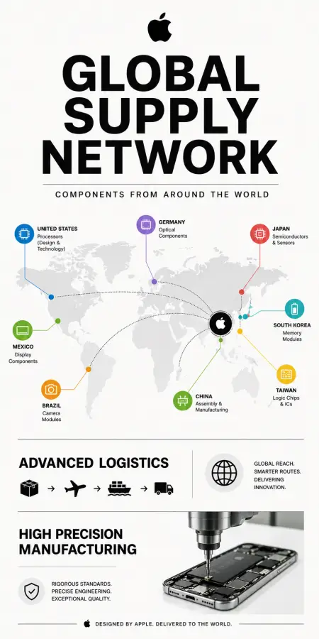 Global Supply Network of iPhone 4K wallpaper for desktop and mobile - Pixbee