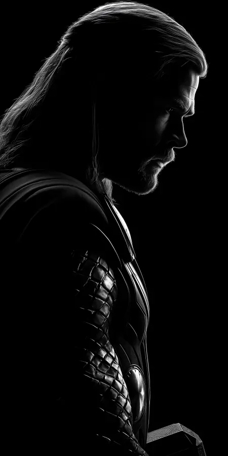 God of Thunder in Silence - Thor 4K wallpaper for desktop and mobile - Pixbee
