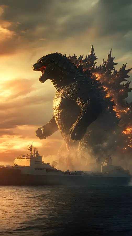 Godzilla Kaiju 4K wallpaper for desktop and mobile - Pixbee