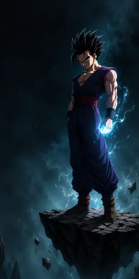 Gohan: “Calm face, catastrophic power level.” 4K wallpaper for desktop and mobile - Pixbee