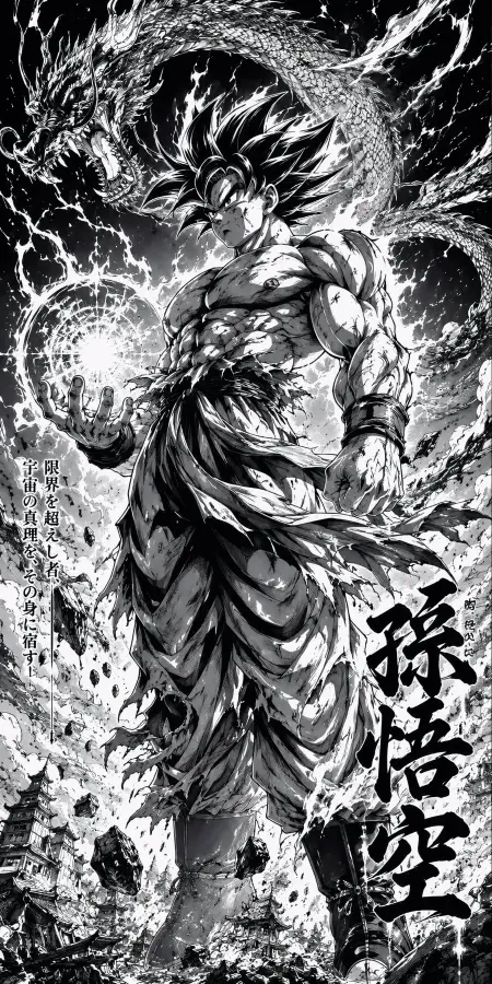 Goku: “I don’t chase power levels anymore… power levels chase me.” 4K wallpaper for desktop and mobile - Pixbee