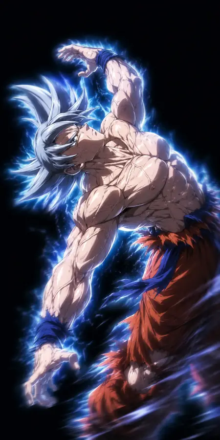 Goku Ultra Instinct Fluid Motion Back Twist 4K wallpaper for desktop and mobile - Pixbee