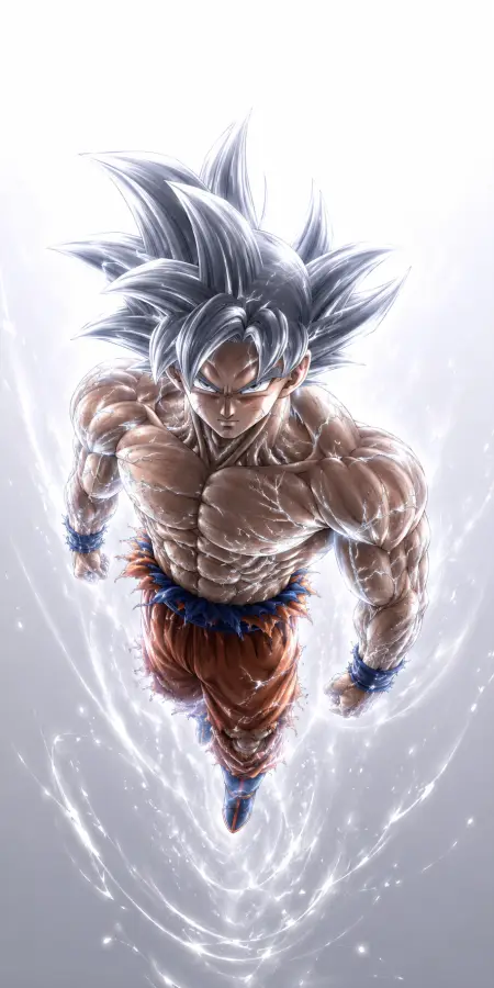 Goku Ultra Instinct Form Charged Energy Rush 4K wallpaper for desktop and mobile - Pixbee
