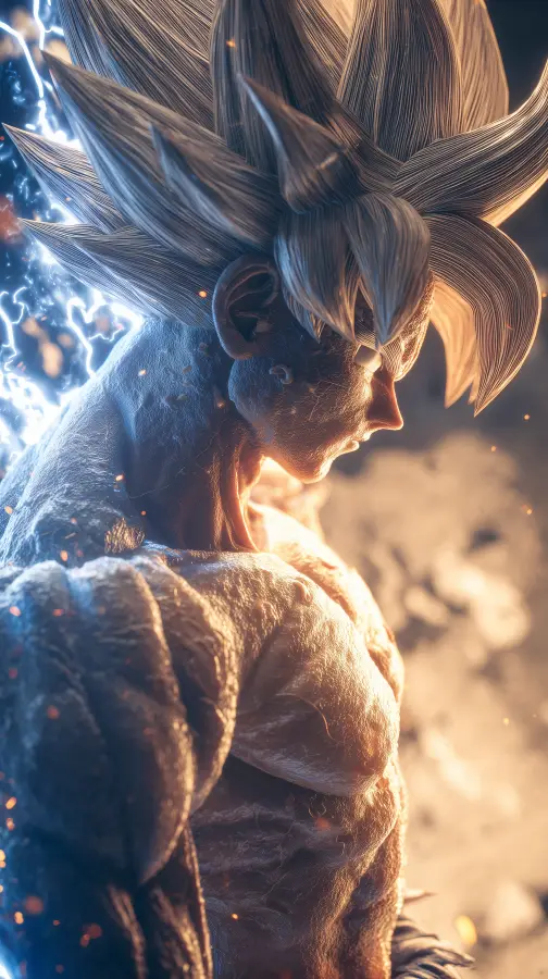 Goku (Ultra Instinct) — The Divine Warrior Beyond Limits 4K wallpaper for desktop and mobile - Pixbee