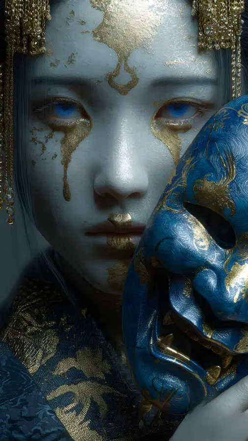 Golden Tears Hidden Identity 4K wallpaper for desktop and mobile - Pixbee