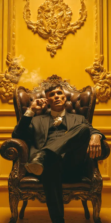 Golden Throne Mafia King 4K wallpaper for desktop and mobile - Pixbee