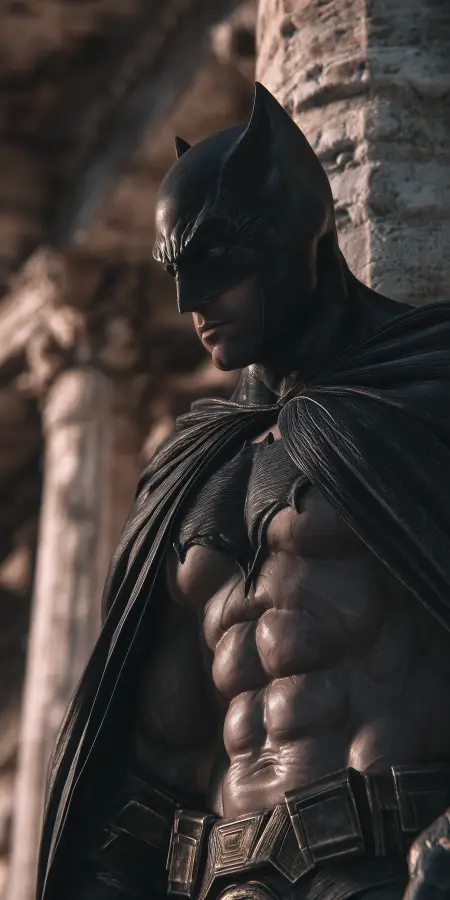 Greek Batman 4K wallpaper for desktop and mobile - Pixbee
