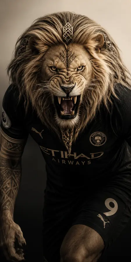 Haaland Football Soccer King 4K wallpaper for desktop and mobile - Pixbee