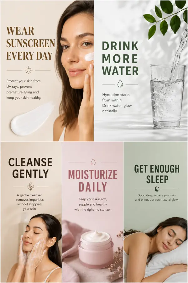 Healthy Skin Habits for Glowing Skin 4K wallpaper for desktop and mobile - Pixbee