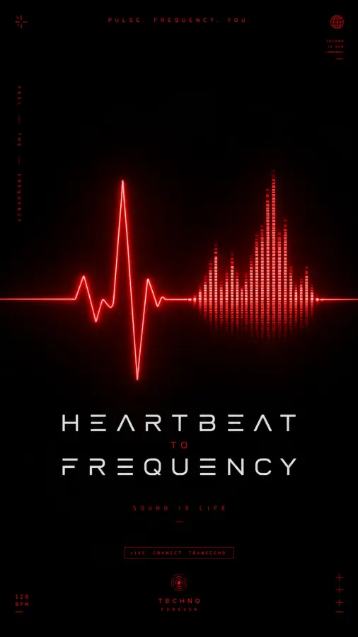 Heartbeat to Frequency — Feel the Pulse 4K wallpaper for desktop and mobile - Pixbee
