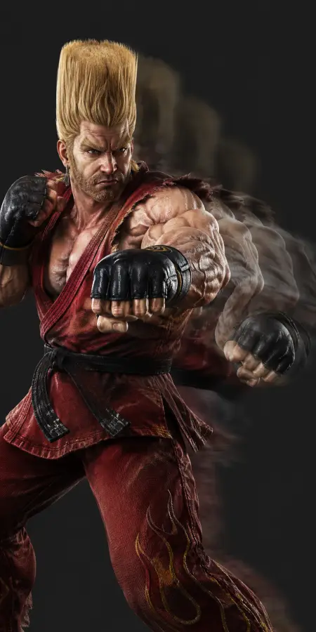 Heihachi Mishima Forward Gaze Close Up 4K wallpaper for desktop and mobile - Pixbee