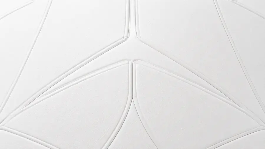 High Angle Abstract Texture of Structured White Football Leather Panels 4K wallpaper for desktop and mobile - Pixbee