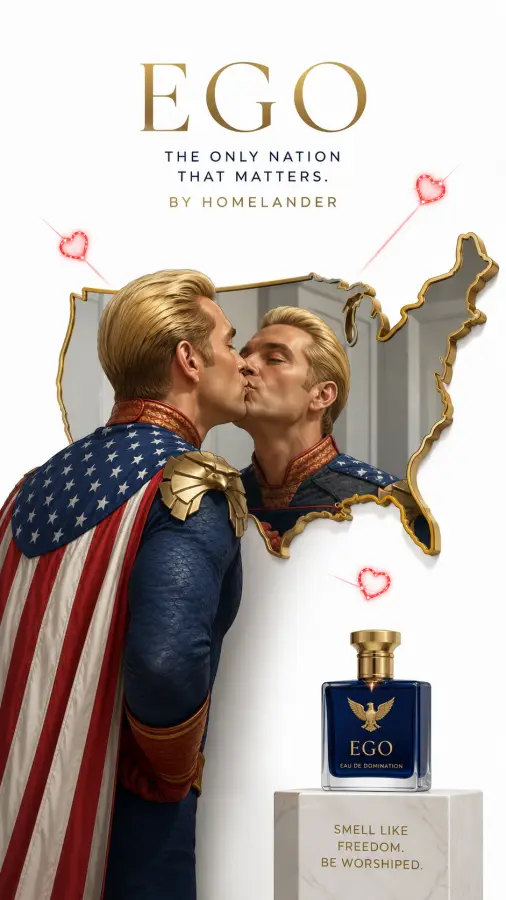 Homelander — EGO: Eau De Domination 👑🩸 4K wallpaper for desktop and mobile - Pixbee