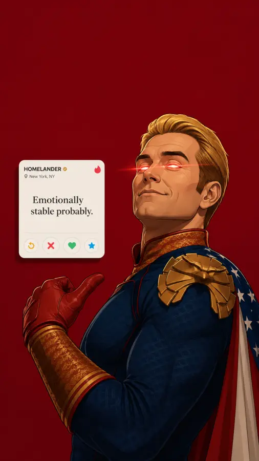 Homelander — “Emotionally Stable… Probably.” 🔥🩸 4K wallpaper for desktop and mobile - Pixbee