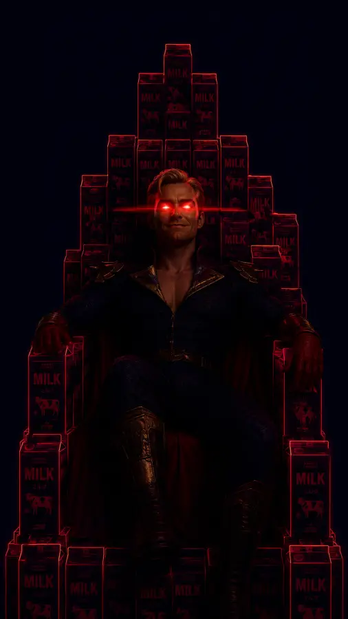 Homelander — King of Milk & Madness 🥛👑🔥 4K wallpaper for desktop and mobile - Pixbee