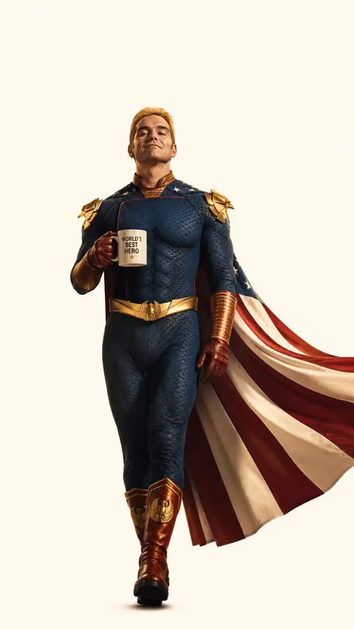 Homelander — Morning Coffee & God Complex 4K wallpaper for desktop and mobile - Pixbee