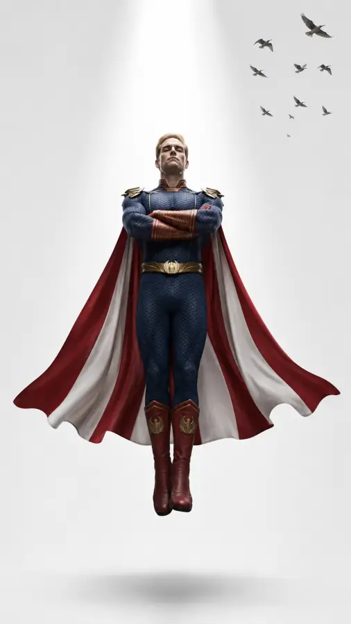 Homelander — The God Complex in the Sky ⚡🦅 4K wallpaper for desktop and mobile - Pixbee