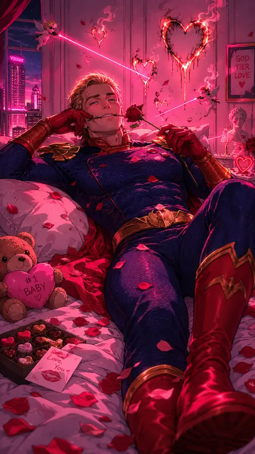 Homelander — Valentine for a Narcissist 💘🔥 4K wallpaper for desktop and mobile - Pixbee