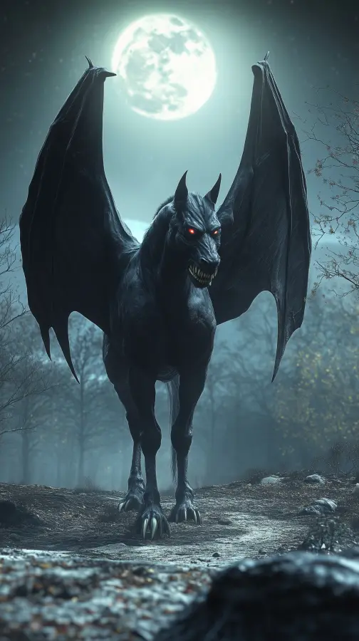 Horse - bat Hybrid 4K wallpaper for desktop and mobile - Pixbee