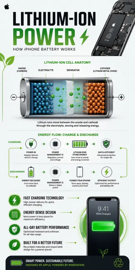 How iPhone Batteries Store & Deliver Power 4K wallpaper for desktop and mobile - Pixbee
