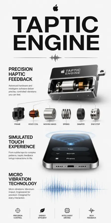 How iPhone Taptic Engine Works 4K wallpaper for desktop and mobile - Pixbee