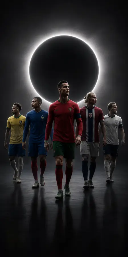 Icons Walking Into Glory - Football 4K wallpaper for desktop and mobile - Pixbee