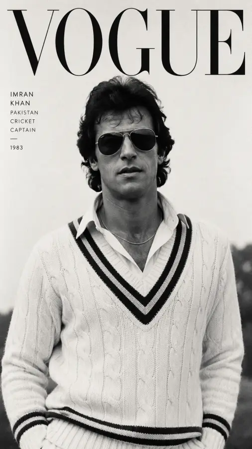 Imran Khan — Elegance, Power, and Pure 80s Icon Energy 4K wallpaper for desktop and mobile - Pixbee