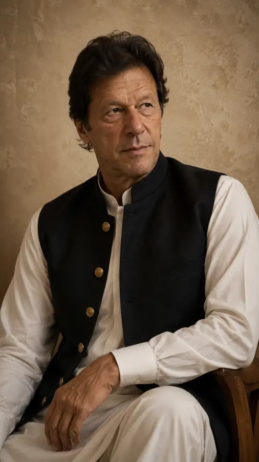 Imran Khan — Grace in Silence, Strength in Vision 4K wallpaper for desktop and mobile - Pixbee