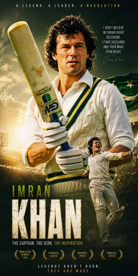 Imran Khan: The Legend Who Led a Nation 🏏🇵🇰 4K wallpaper for desktop and mobile - Pixbee