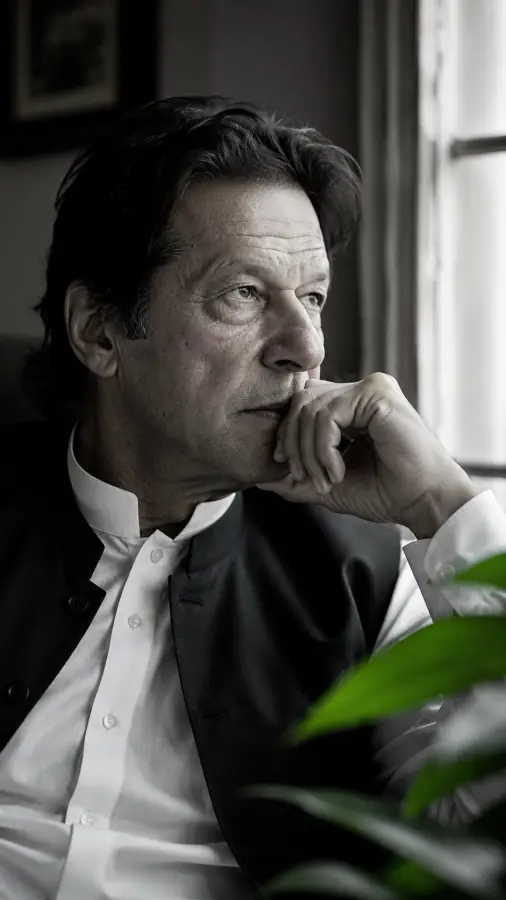 Imran Khan — The Thinker 4K wallpaper for desktop and mobile - Pixbee