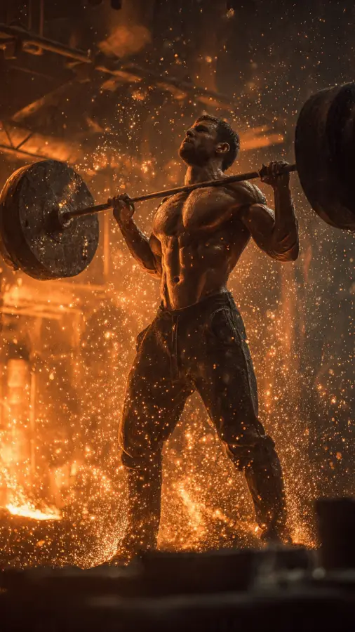 Inferno Iron Titan 4K wallpaper for desktop and mobile - Pixbee