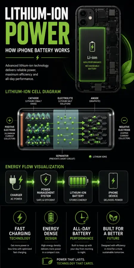 Inside iPhone Battery Technology: Fast, Efficient & Powerful 4K wallpaper for desktop and mobile - Pixbee