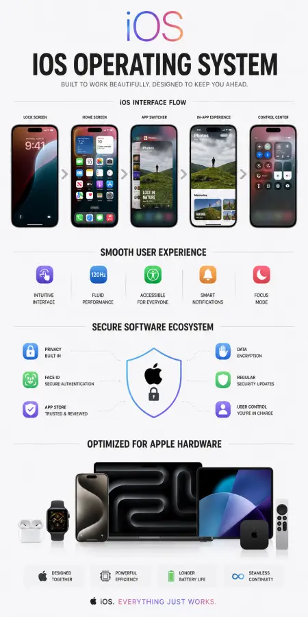 iOS Operating System 4K wallpaper for desktop and mobile - Pixbee