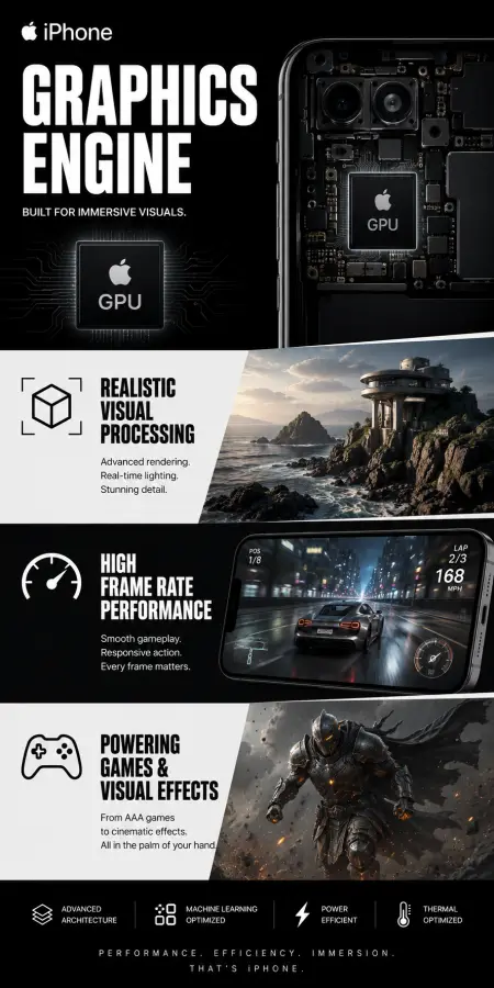 iPhone GPU: Powering Stunning Visuals & Gaming 4K wallpaper for desktop and mobile - Pixbee