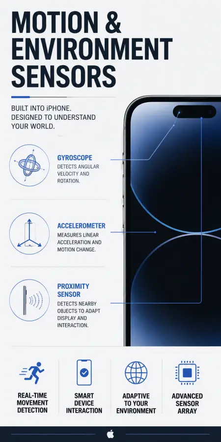 iPhone Motion & Environmental Sensor System 4K wallpaper for desktop and mobile - Pixbee