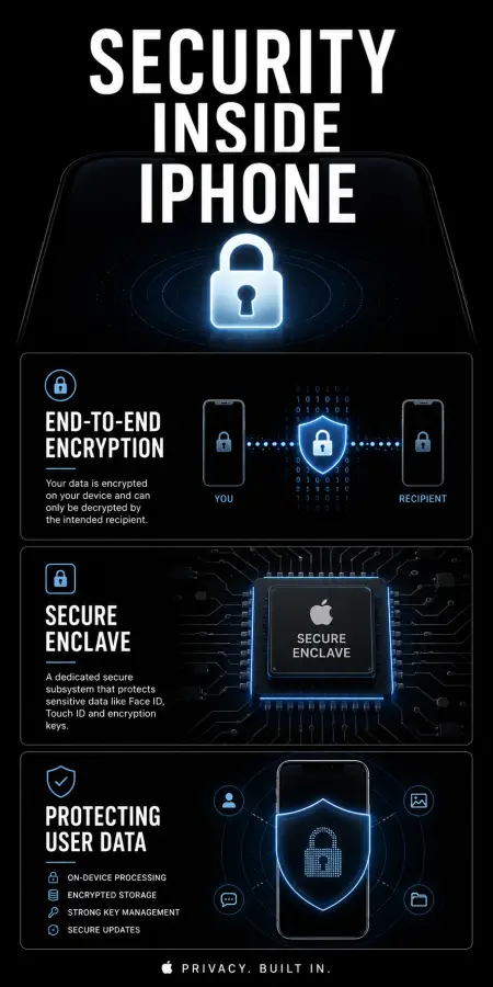 iPhone Security & Privacy System 4K wallpaper for desktop and mobile - Pixbee