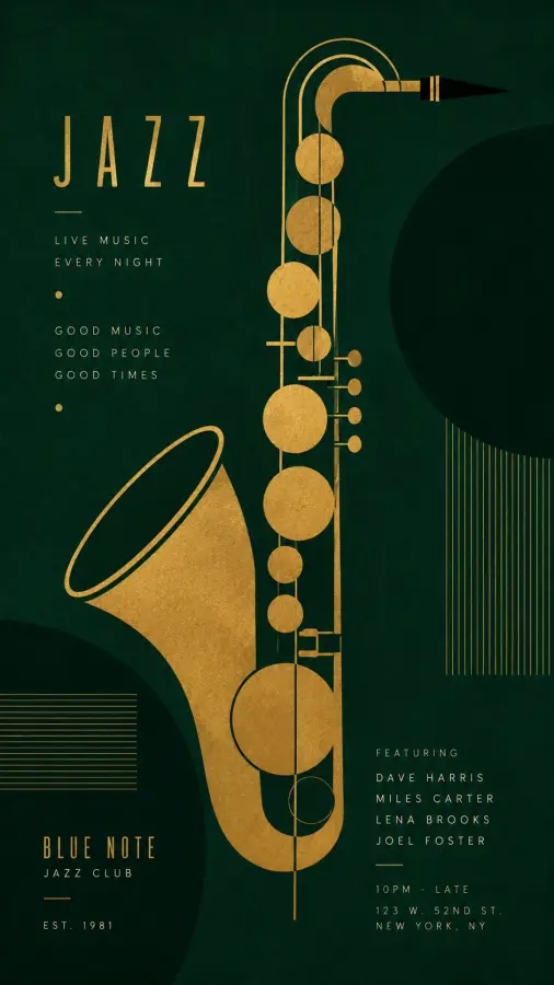 Jazz Nights — Rhythm After Dark 4K wallpaper for desktop and mobile - Pixbee