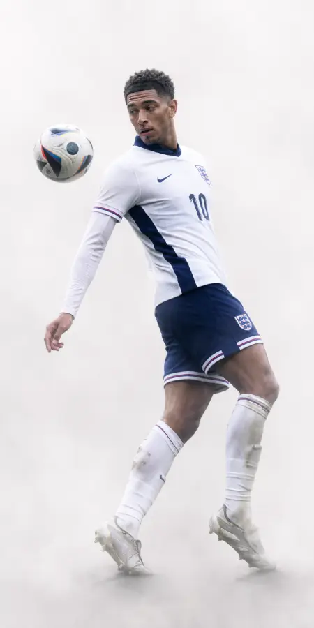 Jude Bellingham England National Team Action — football phone wallpaper