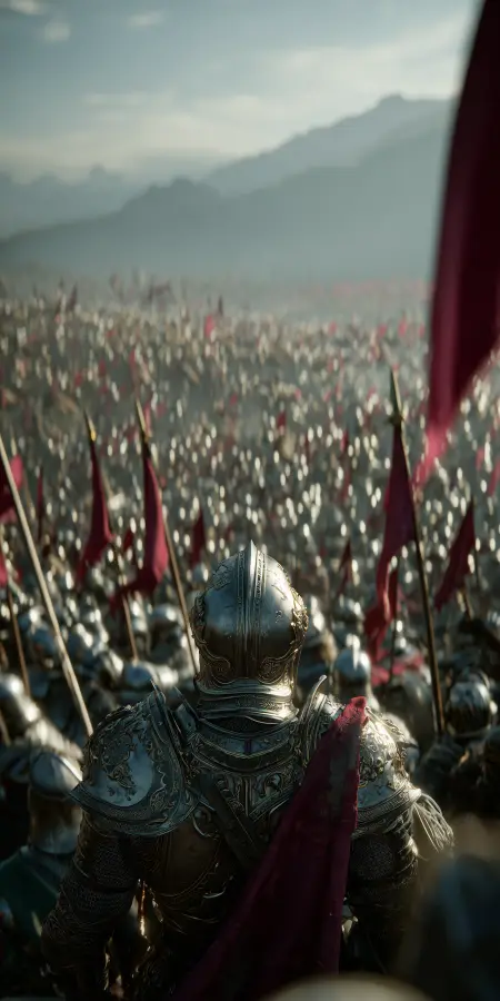 Knight Facing Endless Army 4K wallpaper for desktop and mobile - Pixbee