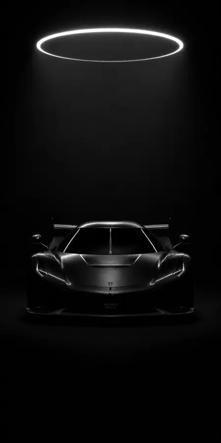 Koenigsegg Jesko Absolut Under Halo Light — cars phone wallpaper