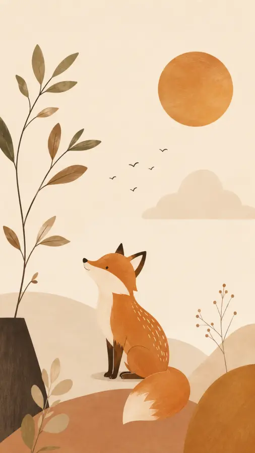 Little Fox — Cute, calm, and curious soul of the forest. 4K wallpaper for desktop and mobile - Pixbee