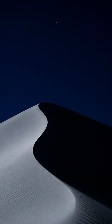 Lone Star Above Endless Dunes 4K wallpaper for desktop and mobile - Pixbee