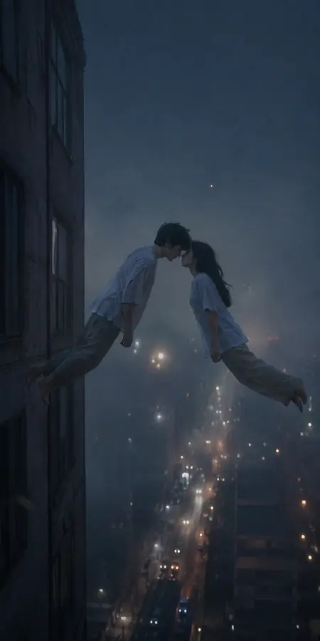 “Love feels different when even gravity can’t keep two souls apart. 🌌” 4K wallpaper for desktop and mobile - Pixbee