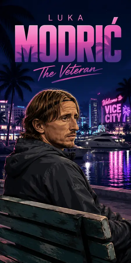 Luka Modrić The Veteran Vice City — gta vice city phone wallpaper