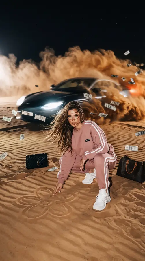 Luxury Written In Sand 4K wallpaper for desktop and mobile - Pixbee