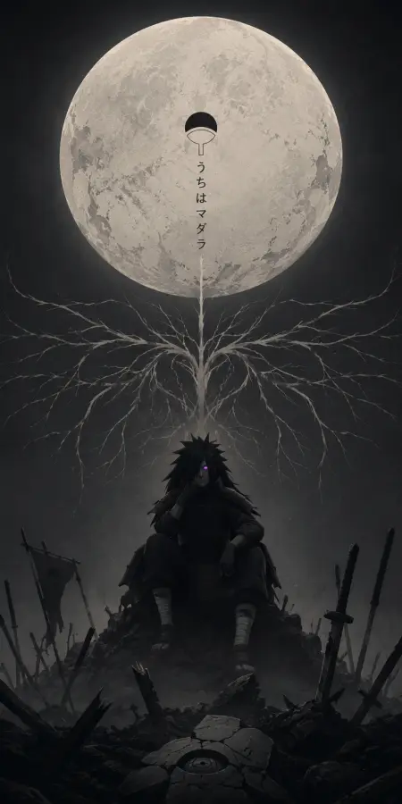 “Madara Uchiha — The Ghost of the Infinite Tsukuyomi.” 4K wallpaper for desktop and mobile - Pixbee